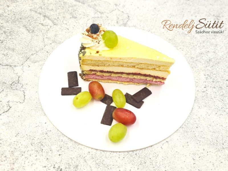 Napsugár tortaszelet